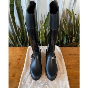 Jimmy Choo Cheshire Rainboots - Size 38